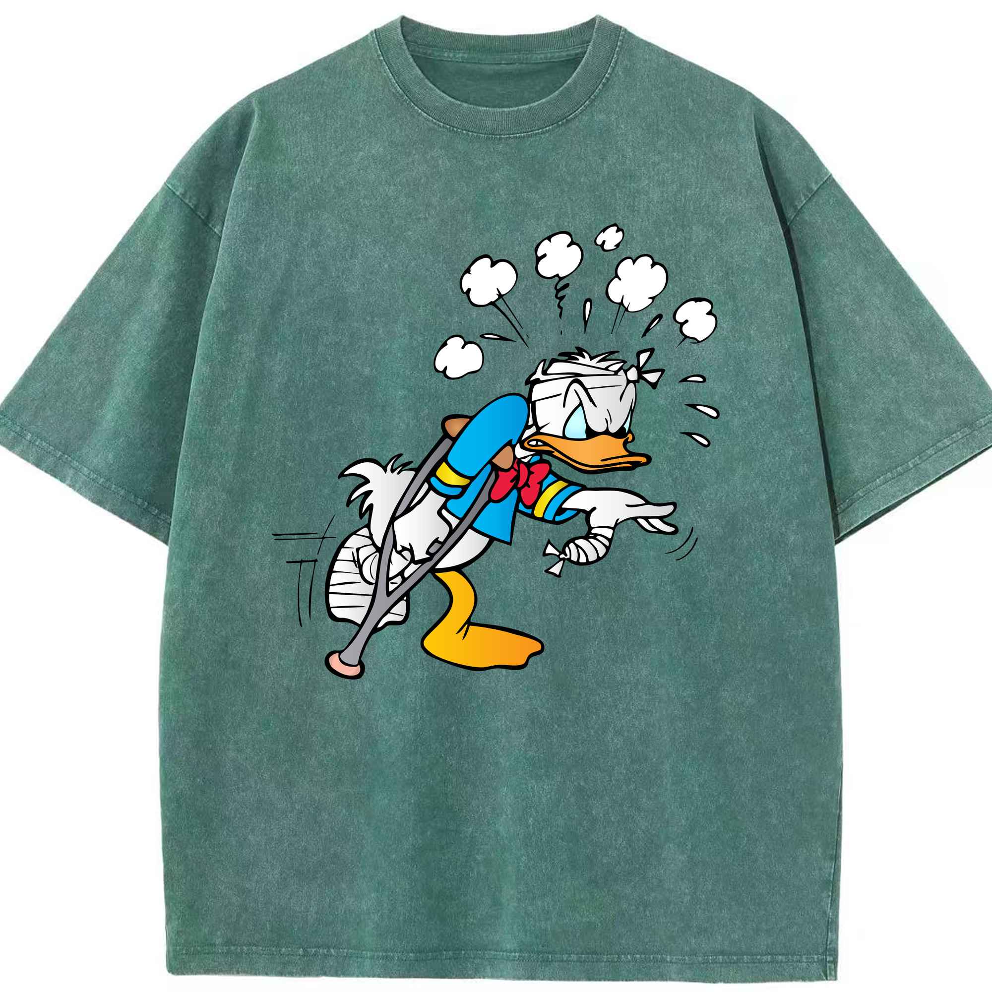 （画像用） ミッキーマウス Mickey Mouse 綿100% ヴィンテージ風 半袖Tシャツ（フロントプリント）